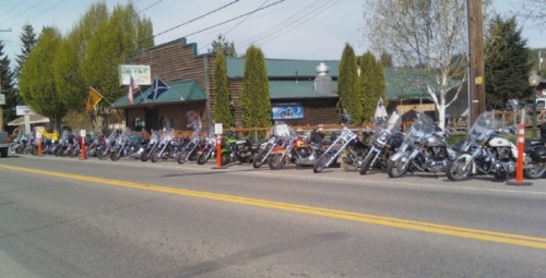 Pete's Club bikes outside